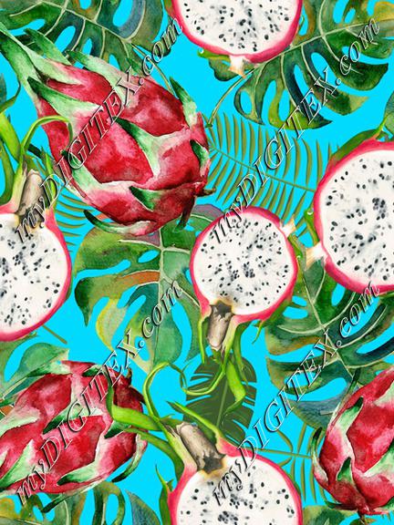 Tropical dragonfruit blue