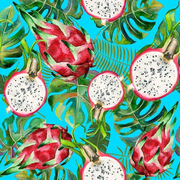 Tropical dragonfruit blue