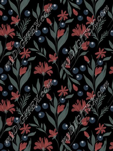 Flowers &berries-1