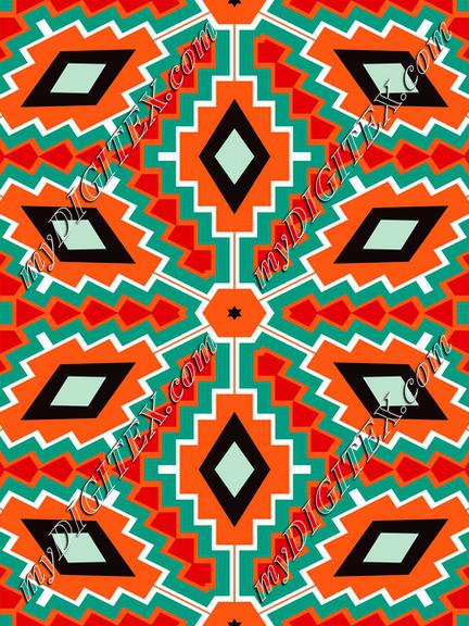 Tribal flowers pattren