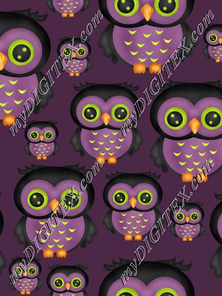 owls dark purple