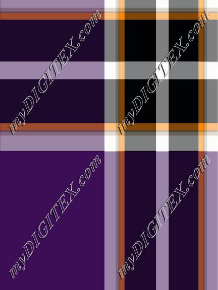 deep peace purple plaid