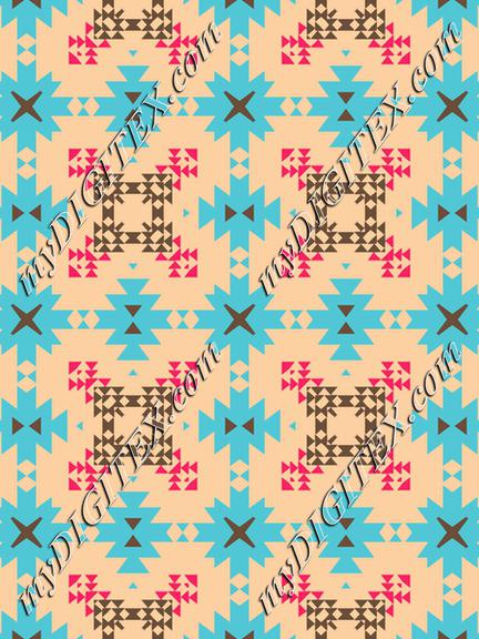 Tribal shapes pattern