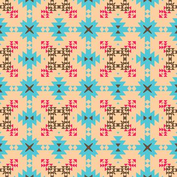 Tribal shapes pattern