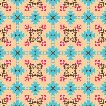 Tribal shapes pattern