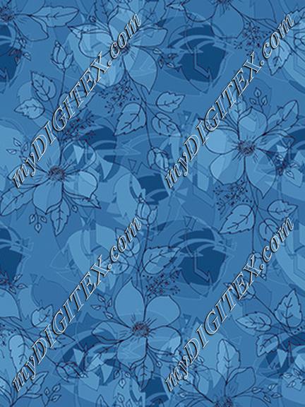 flor china dark blu