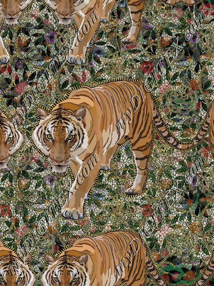 Tapestry tigers main tile
