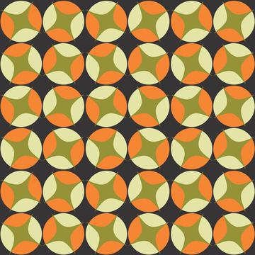 Midcentury Star Spots (Avocado Shag)