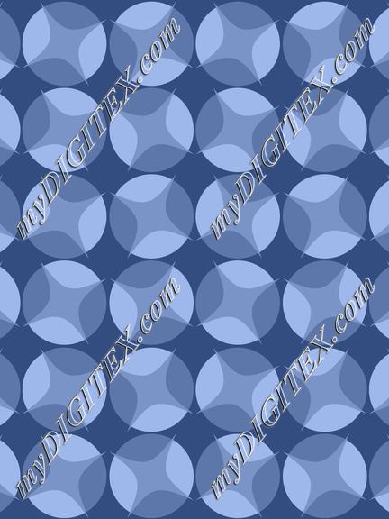 Midcentury Star Spots (Blue)