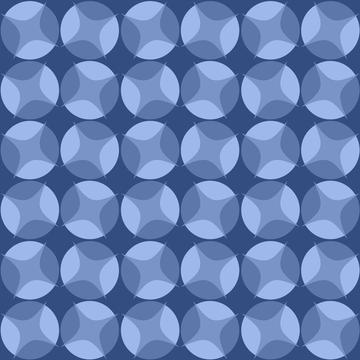 Midcentury Star Spots (Blue)