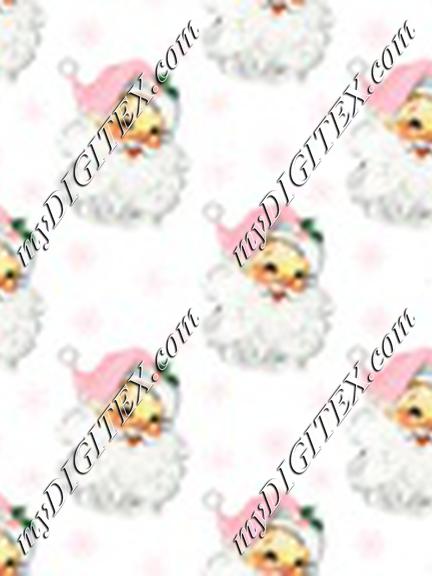 Christmas Cheeky Santa White