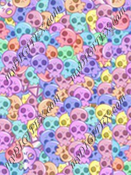 Halloween Pastel Skulls