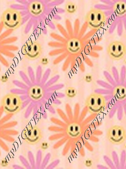 Groovy Floral pastel Smiles