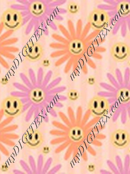 Groovy Floral pastel Smiles