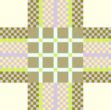 Checkered