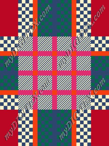 Checkered