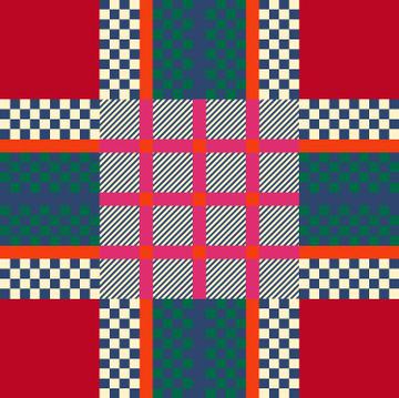 Checkered