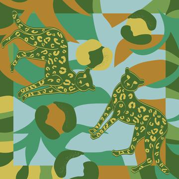 Leopard Scarf color 3