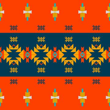 Tribal shapes rows