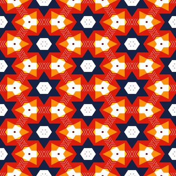 Blue stars pattern