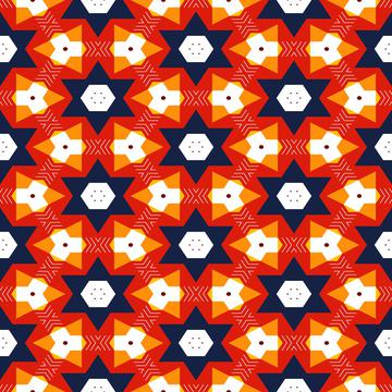 Blue stars pattern