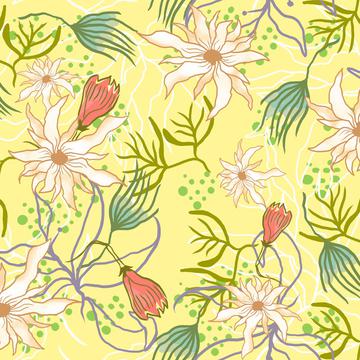 Floral Spring Yellow