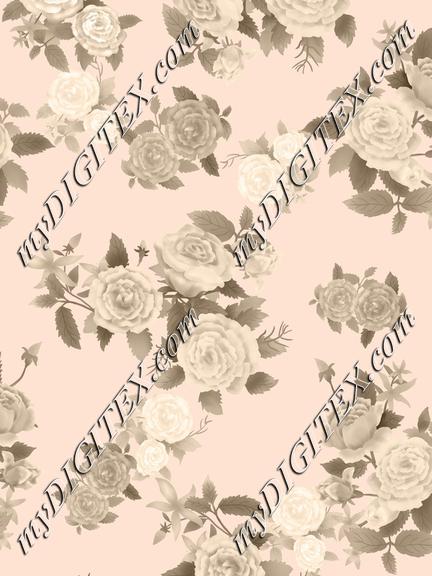 Rose Garden Grey Pink