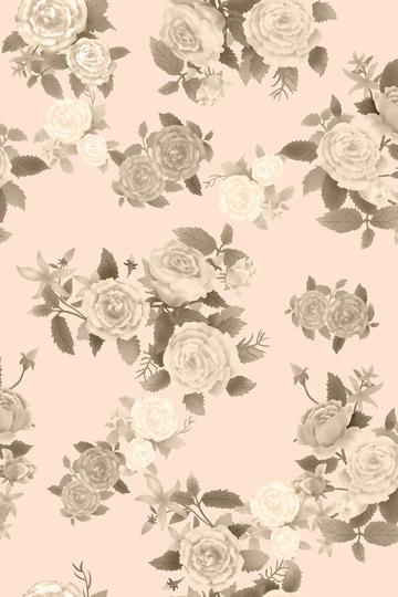 Rose Garden Grey Pink