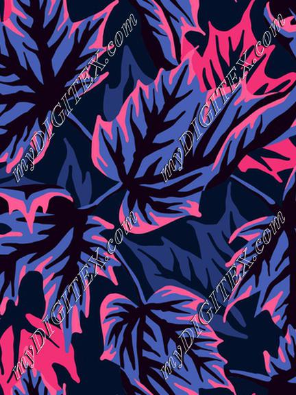 Autumn Leaves - Purple Pink