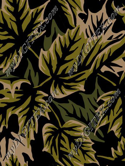 Autumn Leaves - Khaki Green