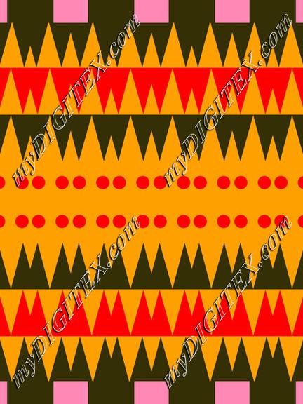 Circles and triangles pattern