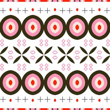 Shapes on a white background