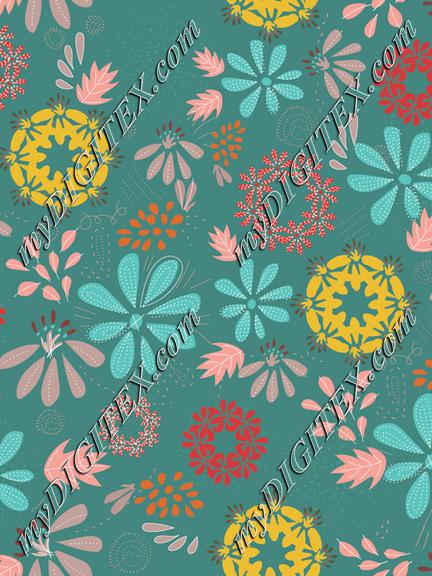 Radial Floral teal bg-01-01