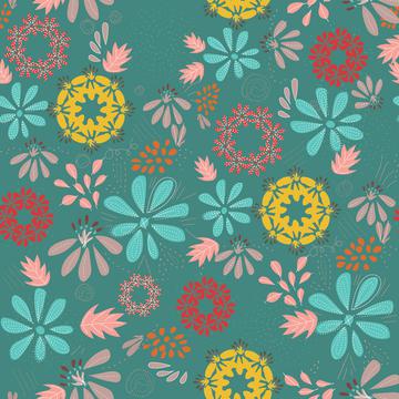 Radial Floral teal bg-01-01