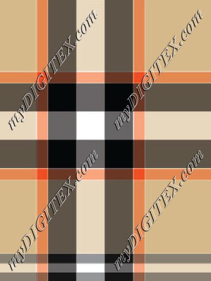 Khaki Pumpkin Plaid LOTUS