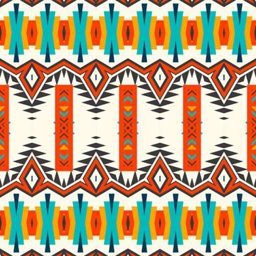 Tribal shapes rows