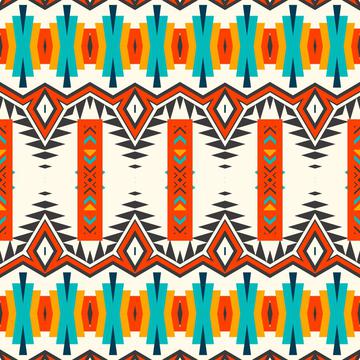 Tribal shapes rows