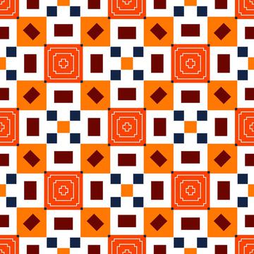 Shapes in shapes pattern