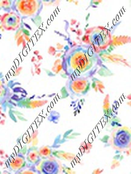 Rainbow Floral Rose