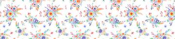 Rainbow Floral Rose