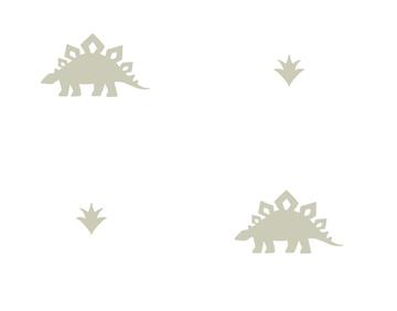 Stegosaurus Coordinate - White Gold
