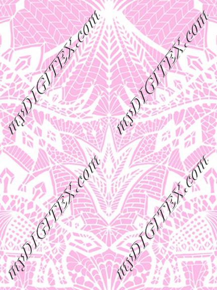 Stegosaurus Lace - Pink White