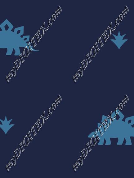 Stegosaurus Coordinate - Navy Blue