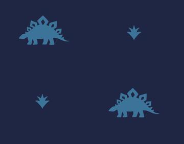 Stegosaurus Coordinate - Navy Blue