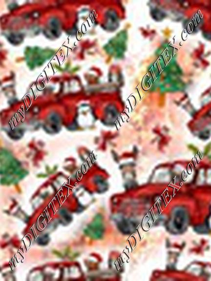 Christmas Animals Truck