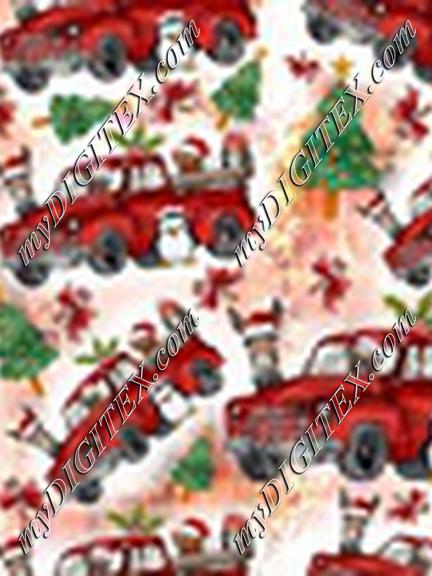 Christmas Animals Truck