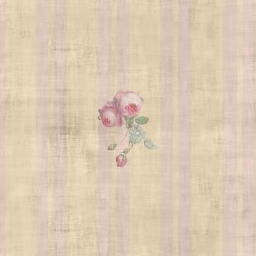 Floral Bouquet with Light Pink Stripe Small Rose