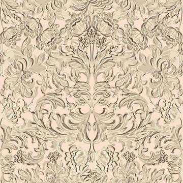 Italian Villa wallpaper -Dust pink