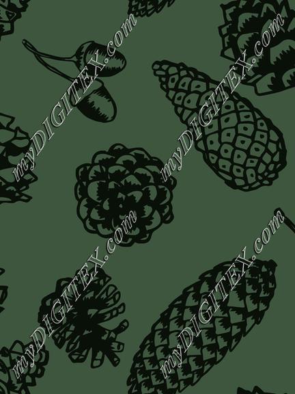 Pincones and Insects-12x12-300-Pinecones-G008