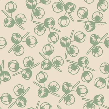 Pincones and Insects-12x12-300-Seed Pods -G018